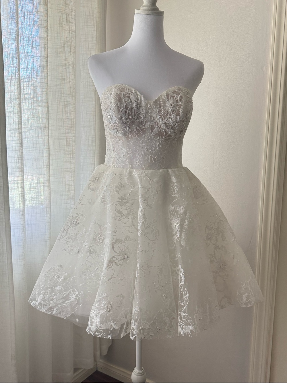 Essense of Australia Style D4133 - Bridal Mini Dress Only - Reception Dress